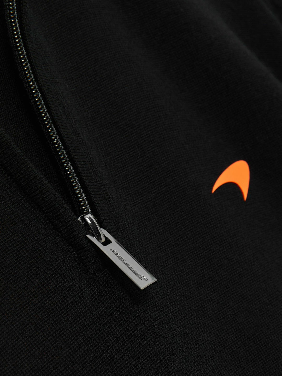 Reiss | McLaren F1 Team Merino Half-Zip Jumper in Black