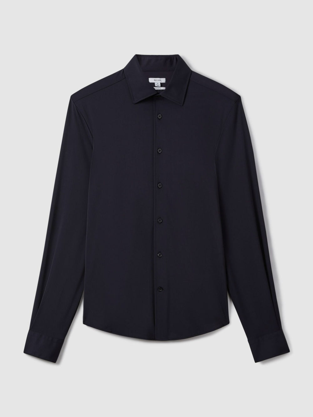 Reiss | Long-Sleeve Travel Shirt in Navy