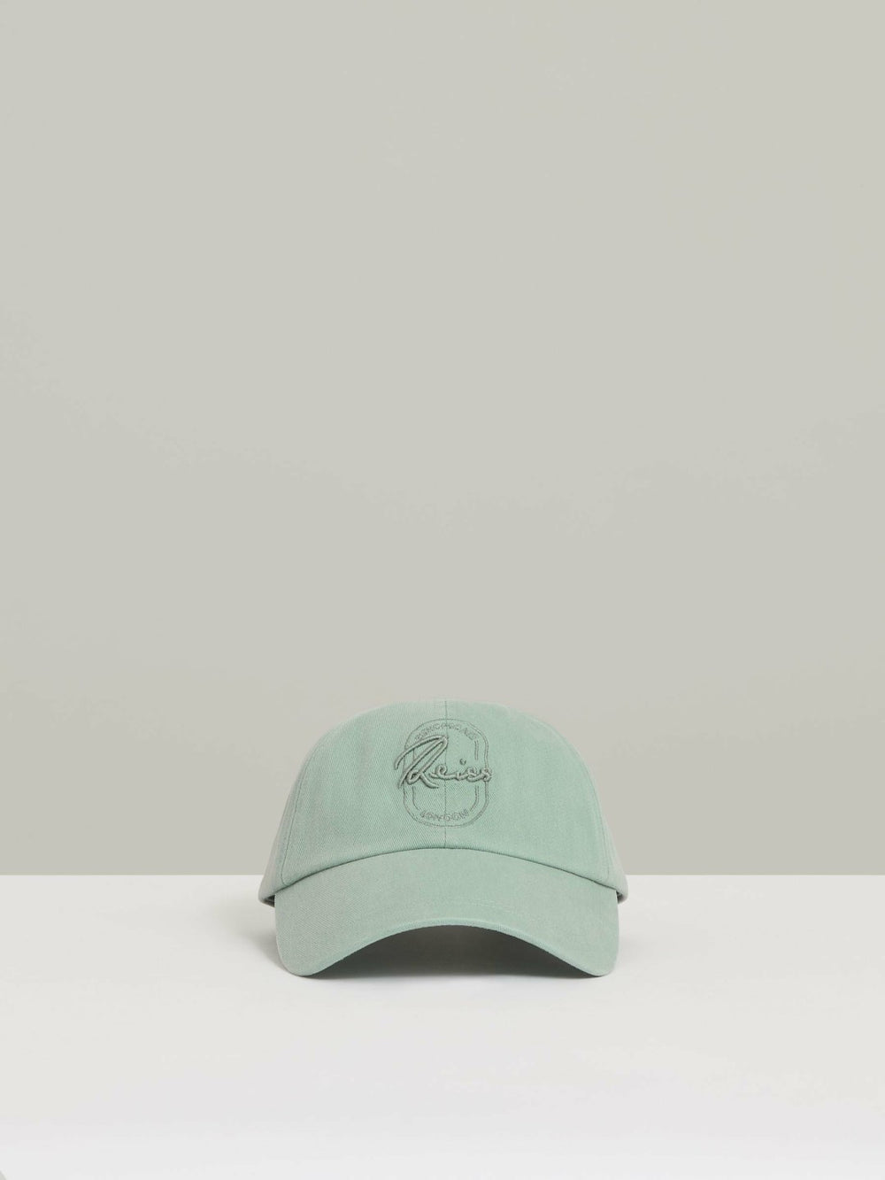 Reiss | Cotton Logo-Embroidered Baseball Cap in Washed Green