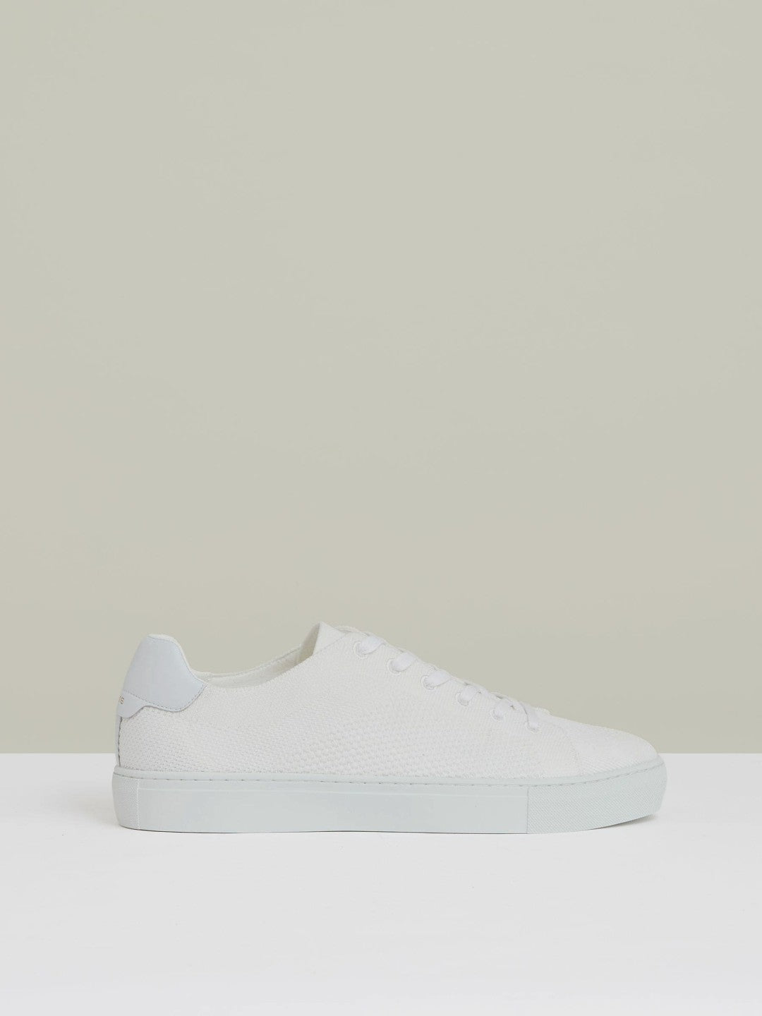 Reiss | Knitted Low-Top Trainers in White