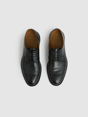 Reiss | Leather Lace-Up Derby Shoes in Black