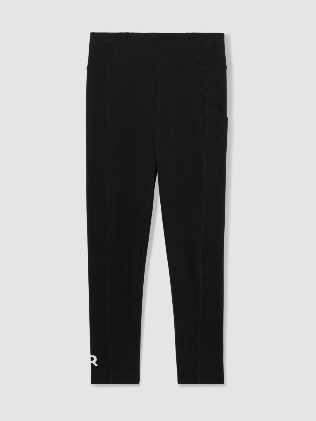 Reiss | 4-9 yrs Stretch Logo Print Leggings in Black