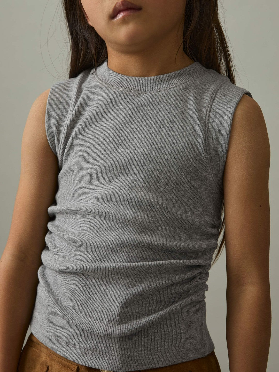 Reiss | 4-9 yrs Ruched Vest Top in Grey