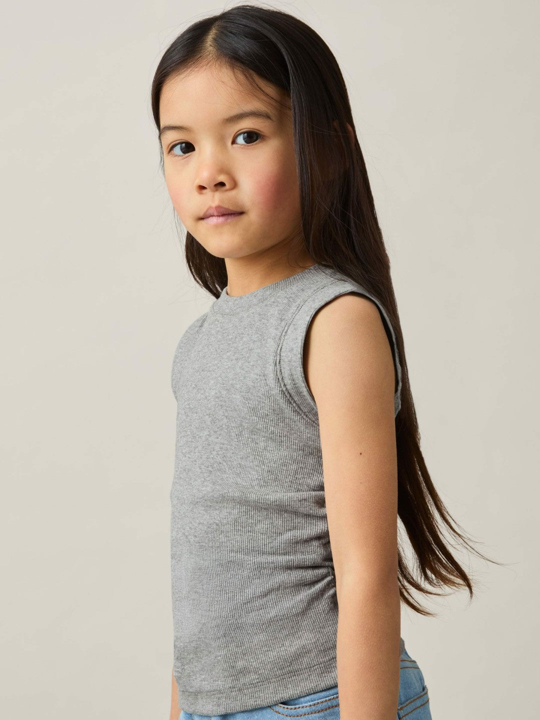 Reiss | 13-14 yrs Ruched Vest Top in Grey