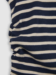 Reiss | 9-13 yrs Ruched Vest Top in Navy/White