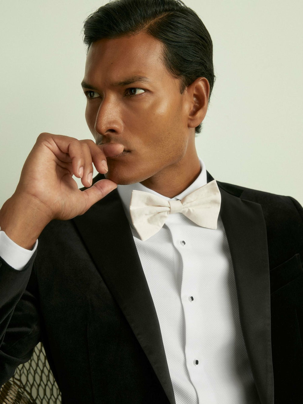 Reiss | Tie in Light Ivory