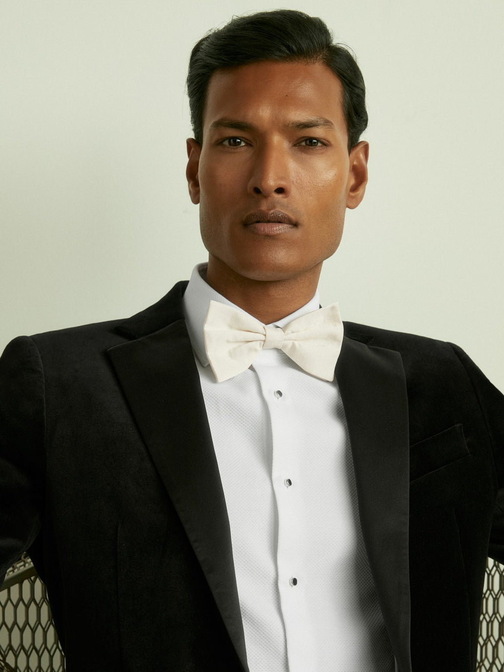 Reiss | Tie in Light Ivory