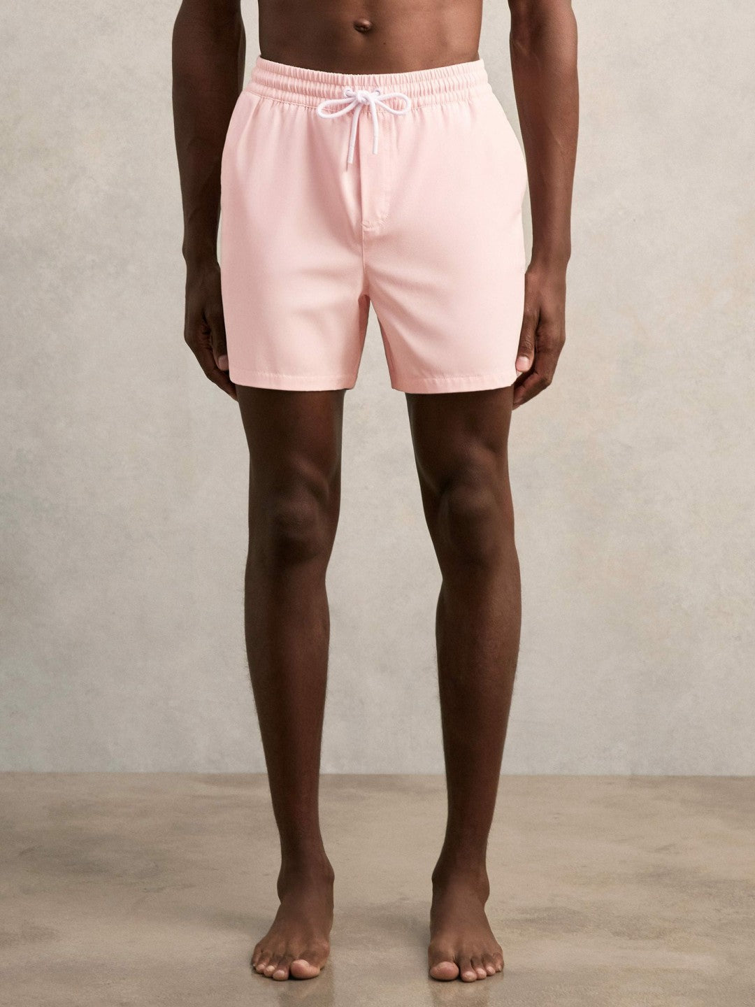 Reiss | Drawstring Swim Shorts in Pink