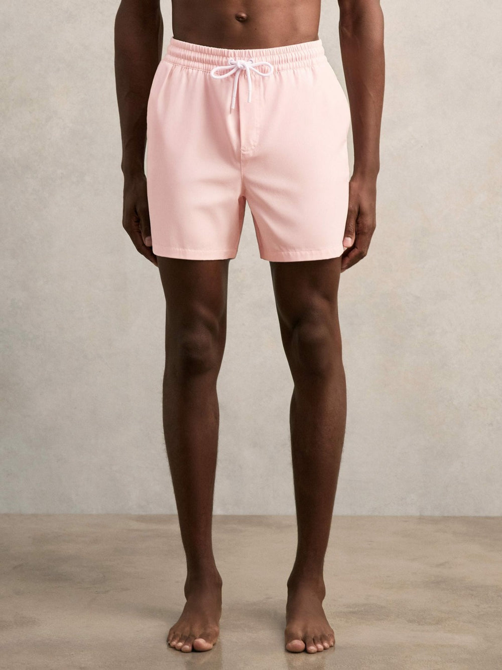 Reiss | Drawstring Swim Shorts in Pink