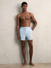 Reiss | Drawstring Swim Shorts in Soft Blue