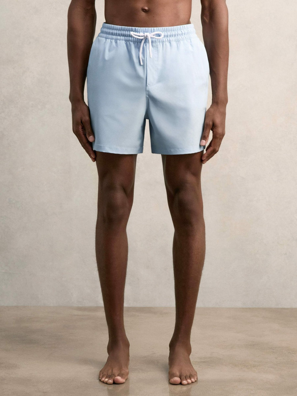 Reiss | Drawstring Swim Shorts in Soft Blue