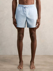 Reiss | Drawstring Swim Shorts in Soft Blue