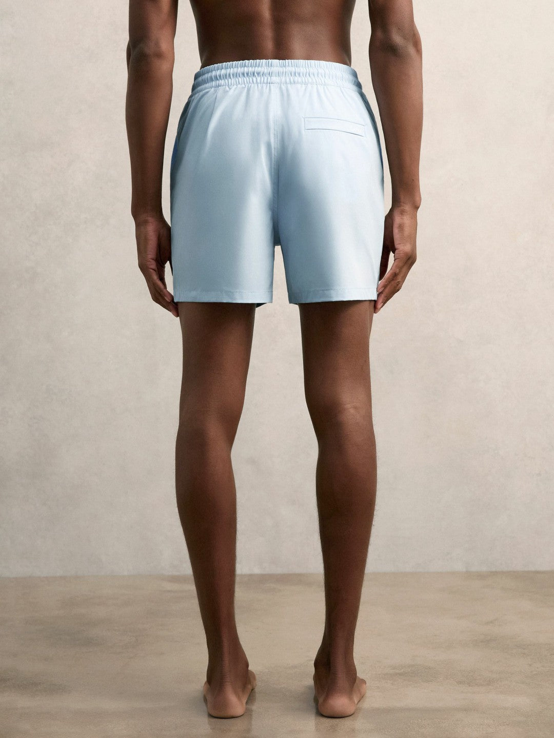 Reiss | Drawstring Swim Shorts in Soft Blue