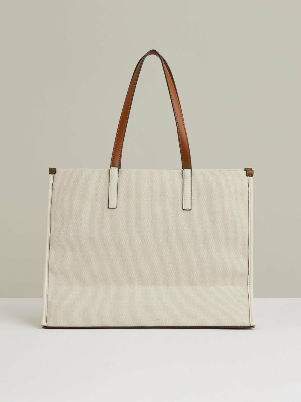 Reiss | Canvas Logo Tote Bag in Natural