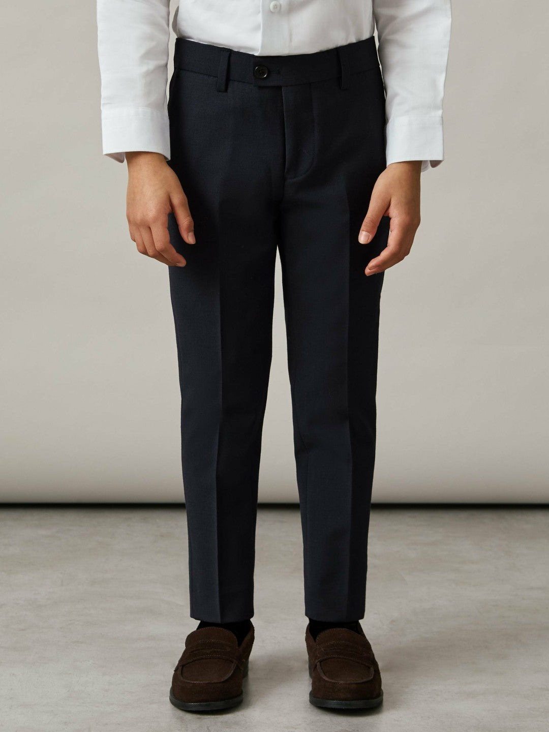 Reiss | 3-9 yrs Wool-Blend Suit Trousers in Navy