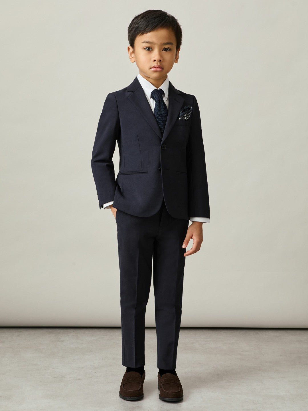 Reiss | 3-9 yrs Wool-Blend Suit Trousers in Navy