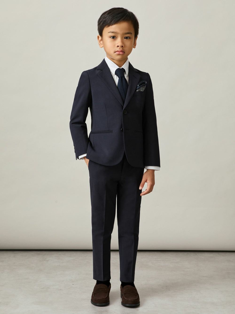 Reiss | 3-9 yrs Wool-Blend Suit Trousers in Navy