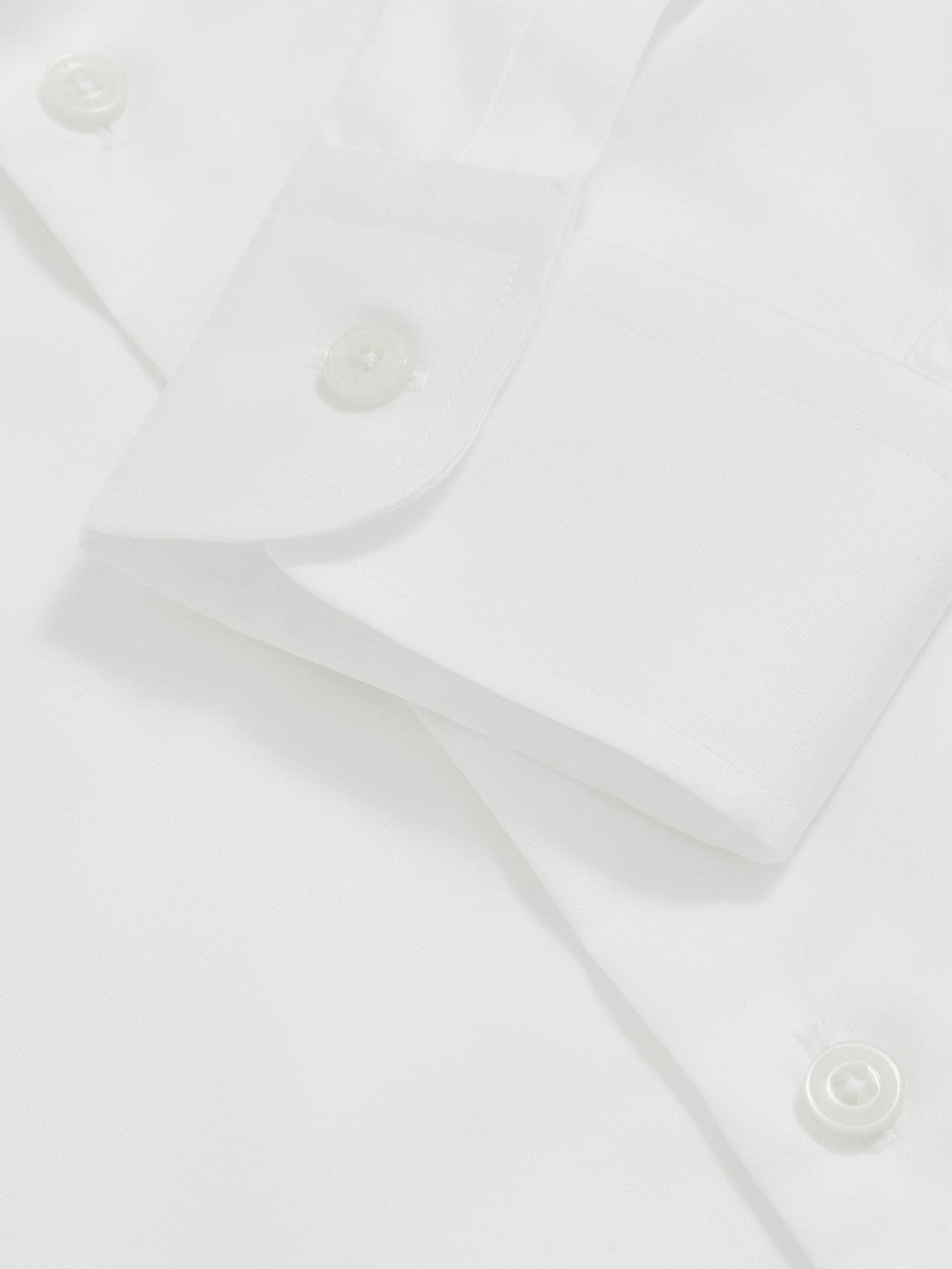 Reiss | Regular Fit Cotton Sateen Shirt in White