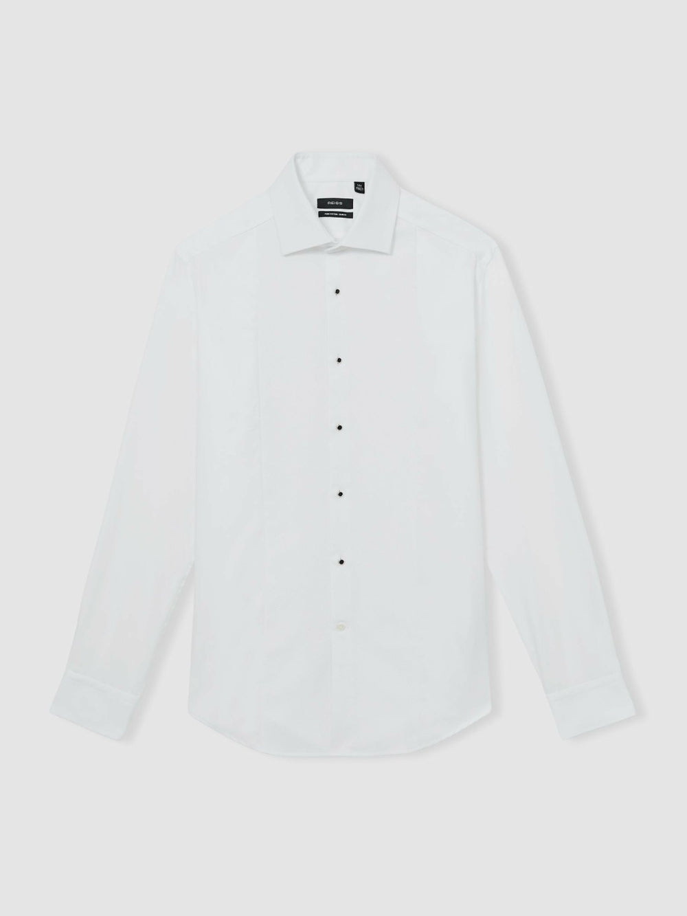 Reiss | Slim Fit Cotton Dinner Shirt in White