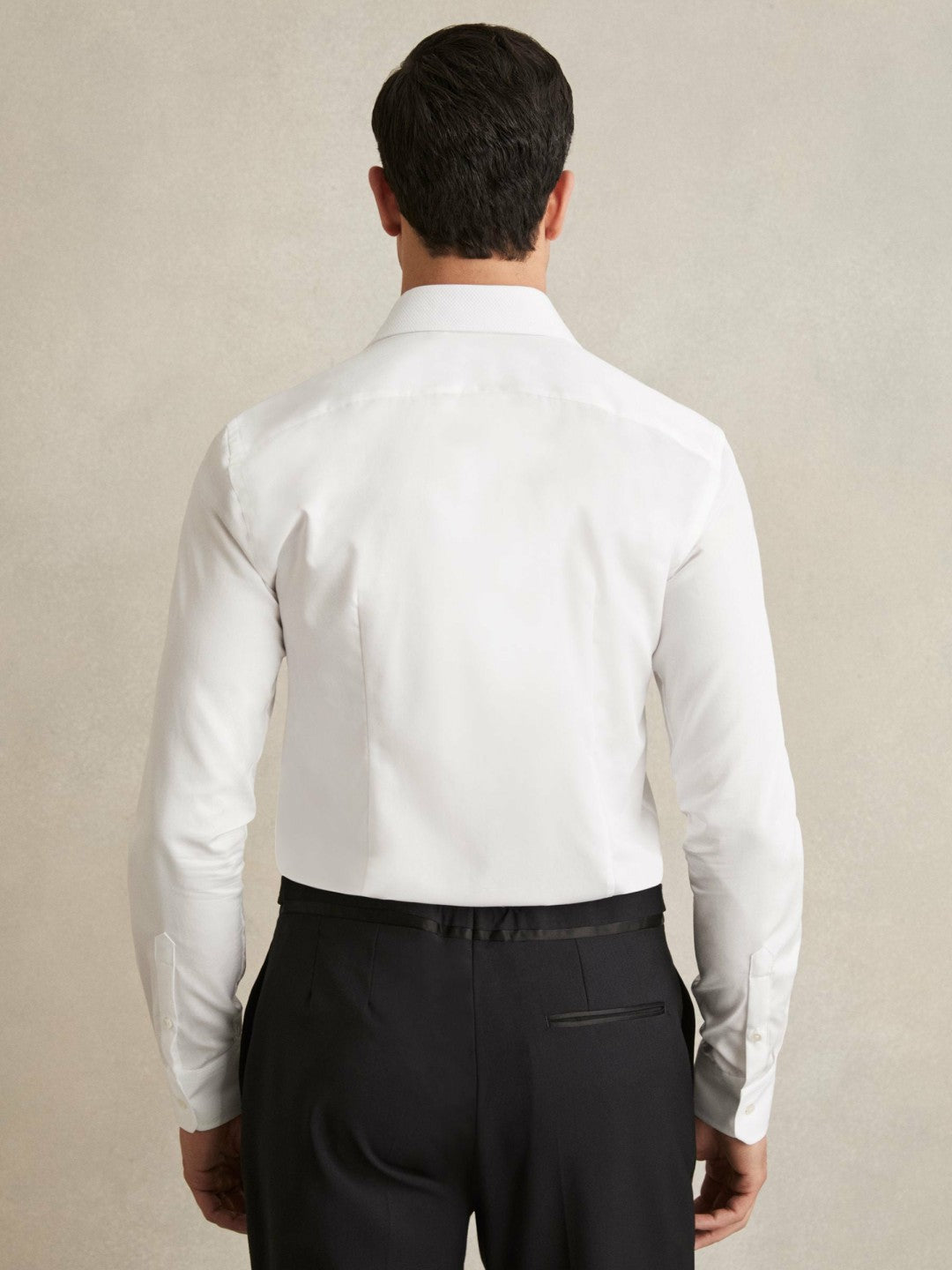 Reiss | Slim Fit Cotton Dinner Shirt in White