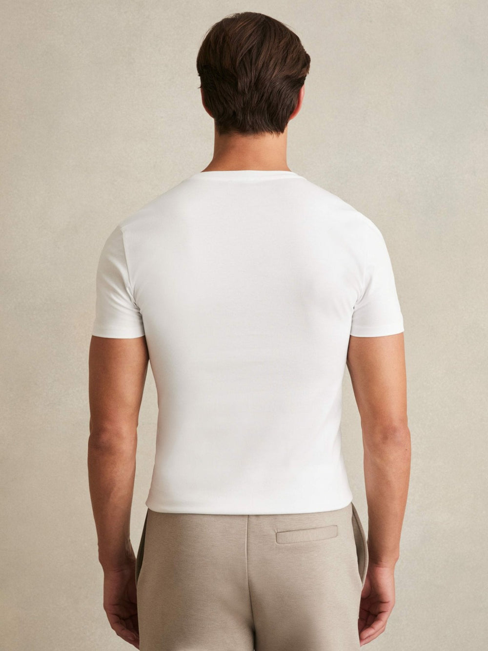 Reiss | Cotton Sports-Fit T-Shirt in White