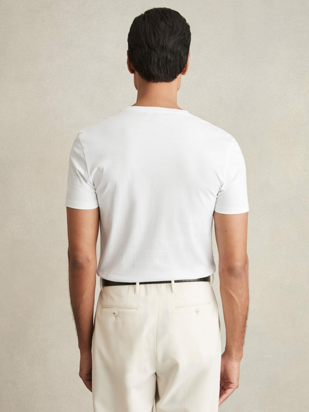 Reiss | Cotton Sports-Fit T-Shirt in White