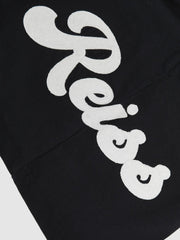 Reiss | 9-13 yrs Cotton Script-Logo Oversized T-Shirt in Navy