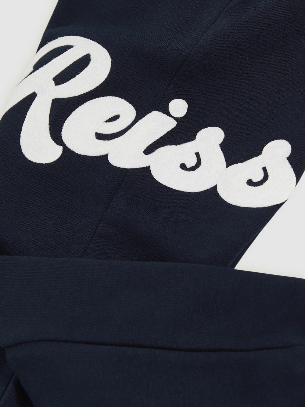 Reiss | 3-9 yrs Cotton-Blend Logo Script Joggers in Navy