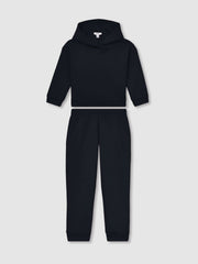 Reiss | 4-9 yrs Cotton-Blend Hoodie And Joggers Set in Navy