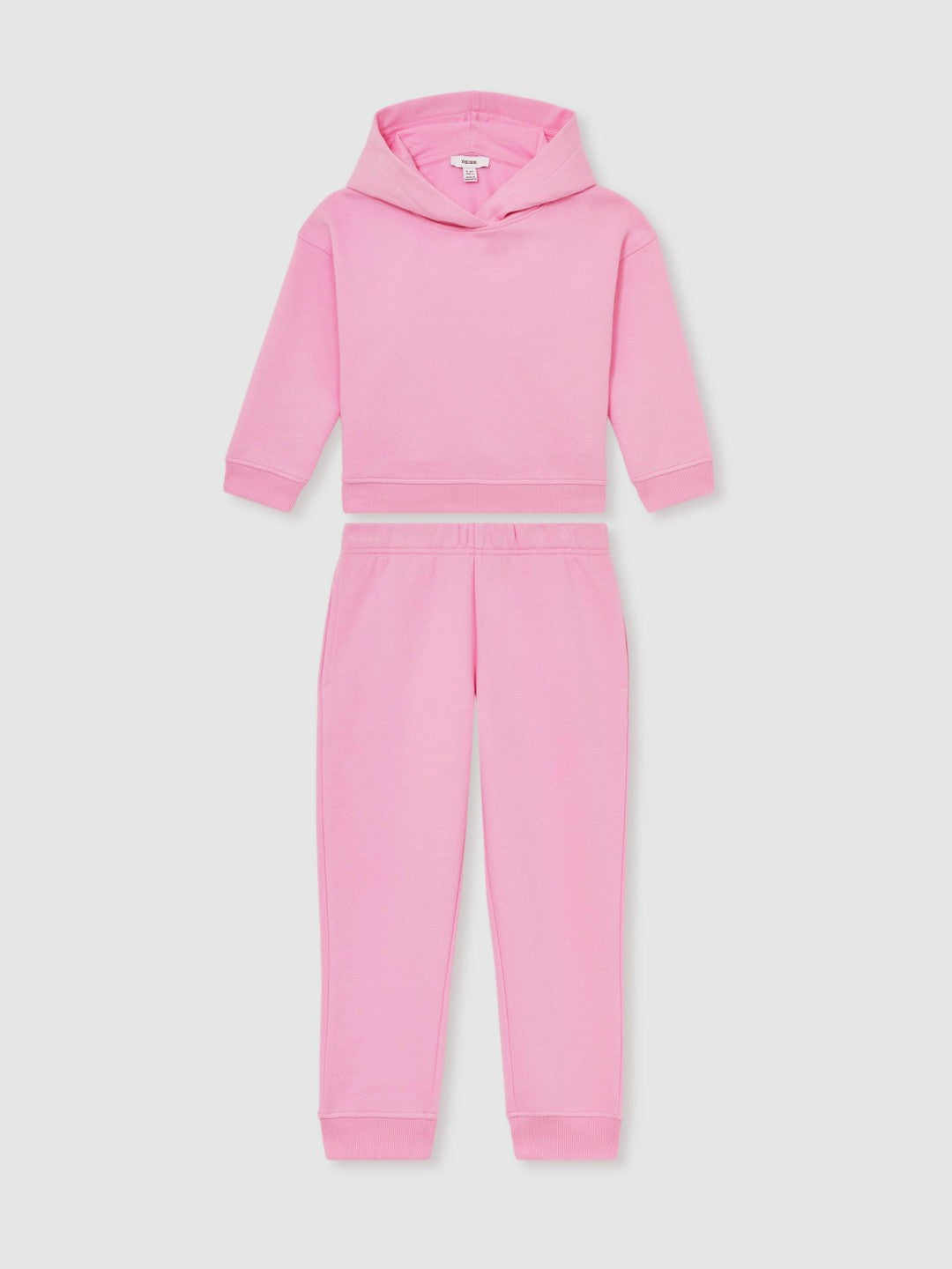 Reiss | 4-9 yrs Cotton-Blend Hoodie And Joggers Set in Bright Pink