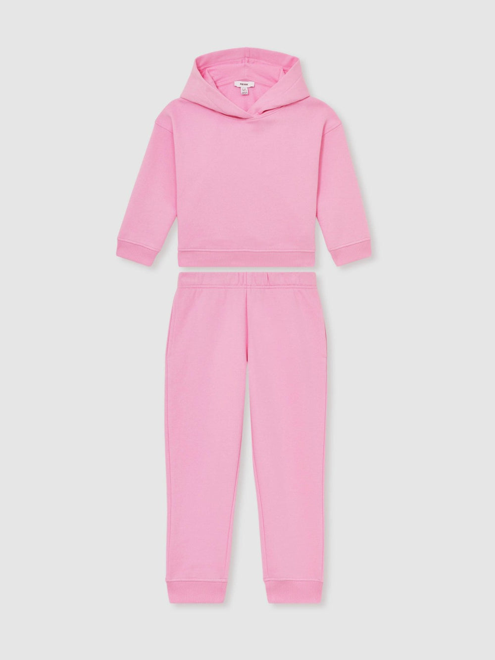 Reiss | 4-9 yrs Cotton-Blend Hoodie And Joggers Set in Bright Pink