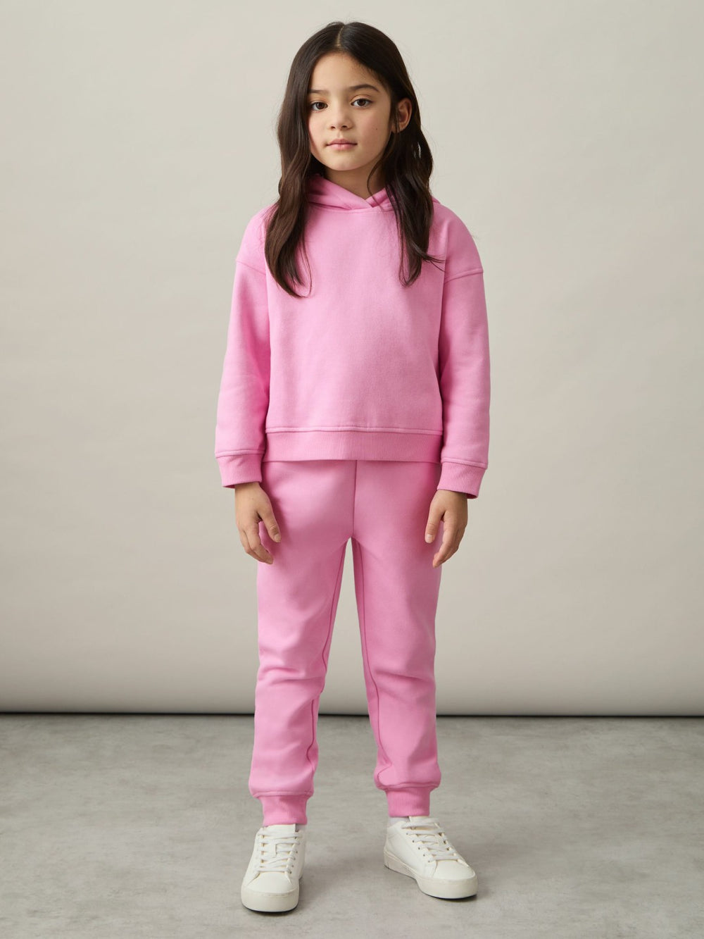 Reiss | 9-13 yrs Cotton-Blend Hoodie And Joggers Set in Bright Pink