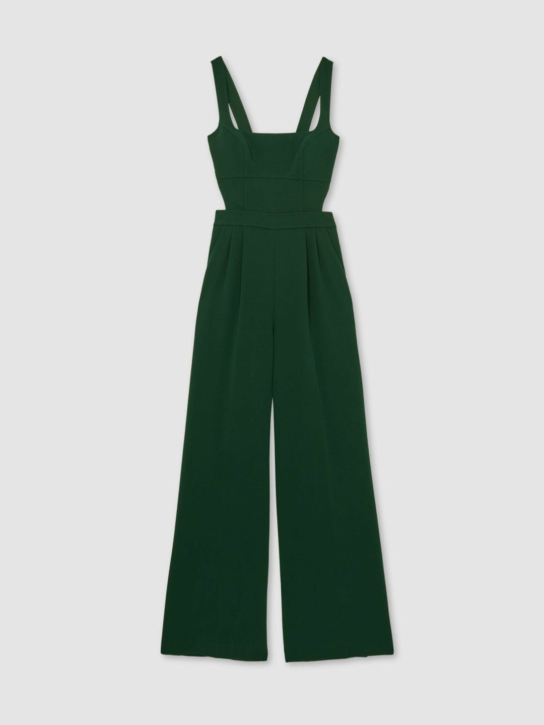 Reiss | Wide-Leg Cut-Out Jumpsuit in Green