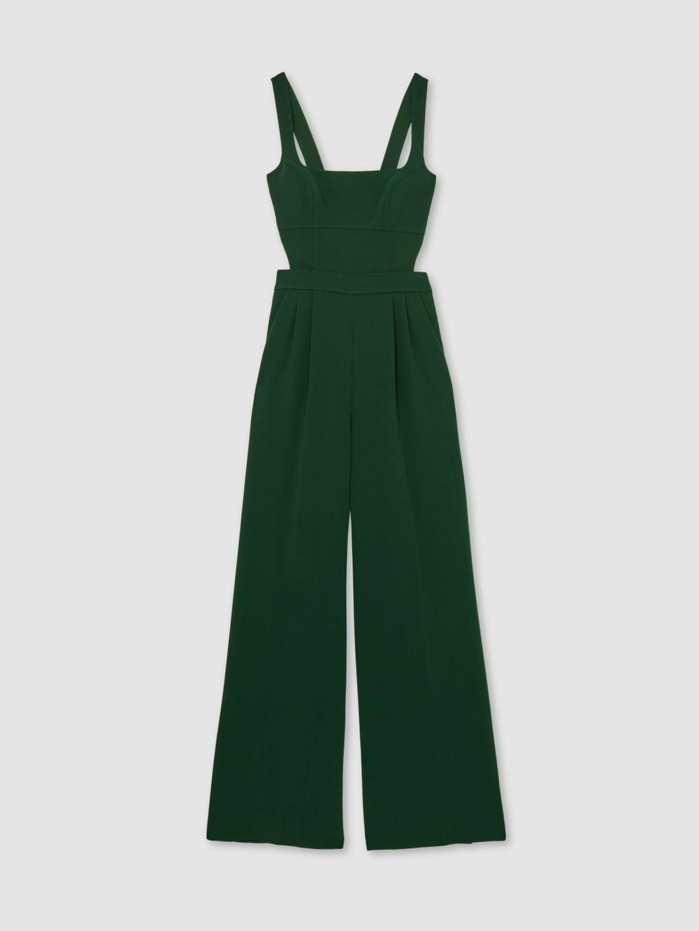 Reiss | Wide-Leg Cut-Out Jumpsuit in Green