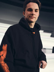 Reiss | McLaren F1 Team Oversize Toggle Hoodie Unisex Fit in Black