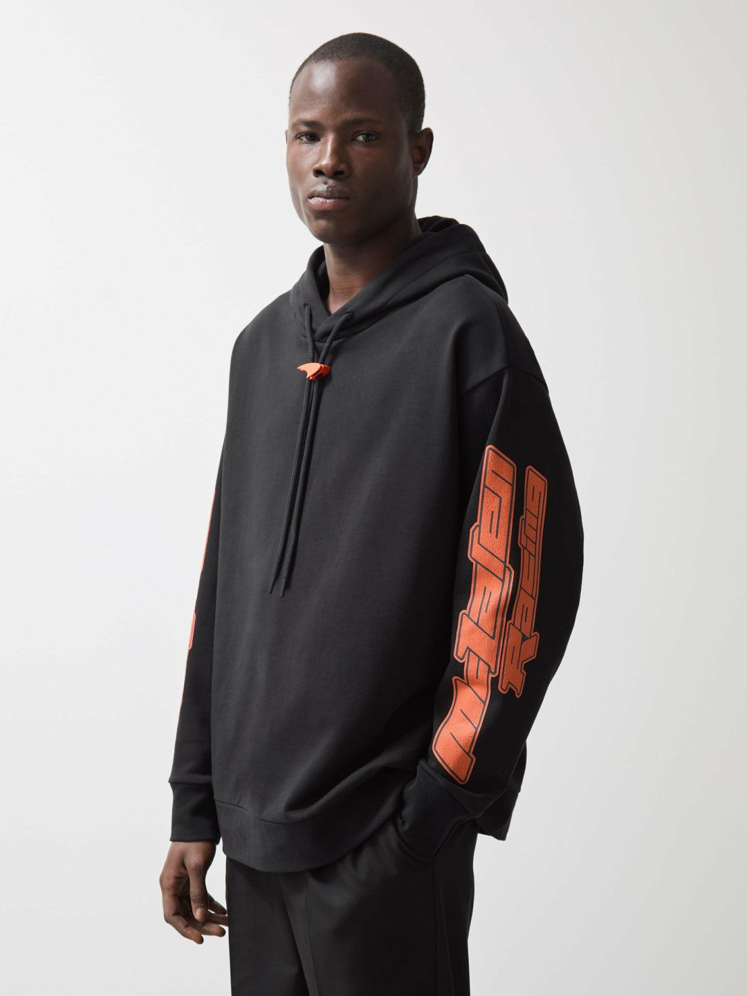 Reiss | McLaren F1 Team Oversize Toggle Hoodie Unisex Fit in Black