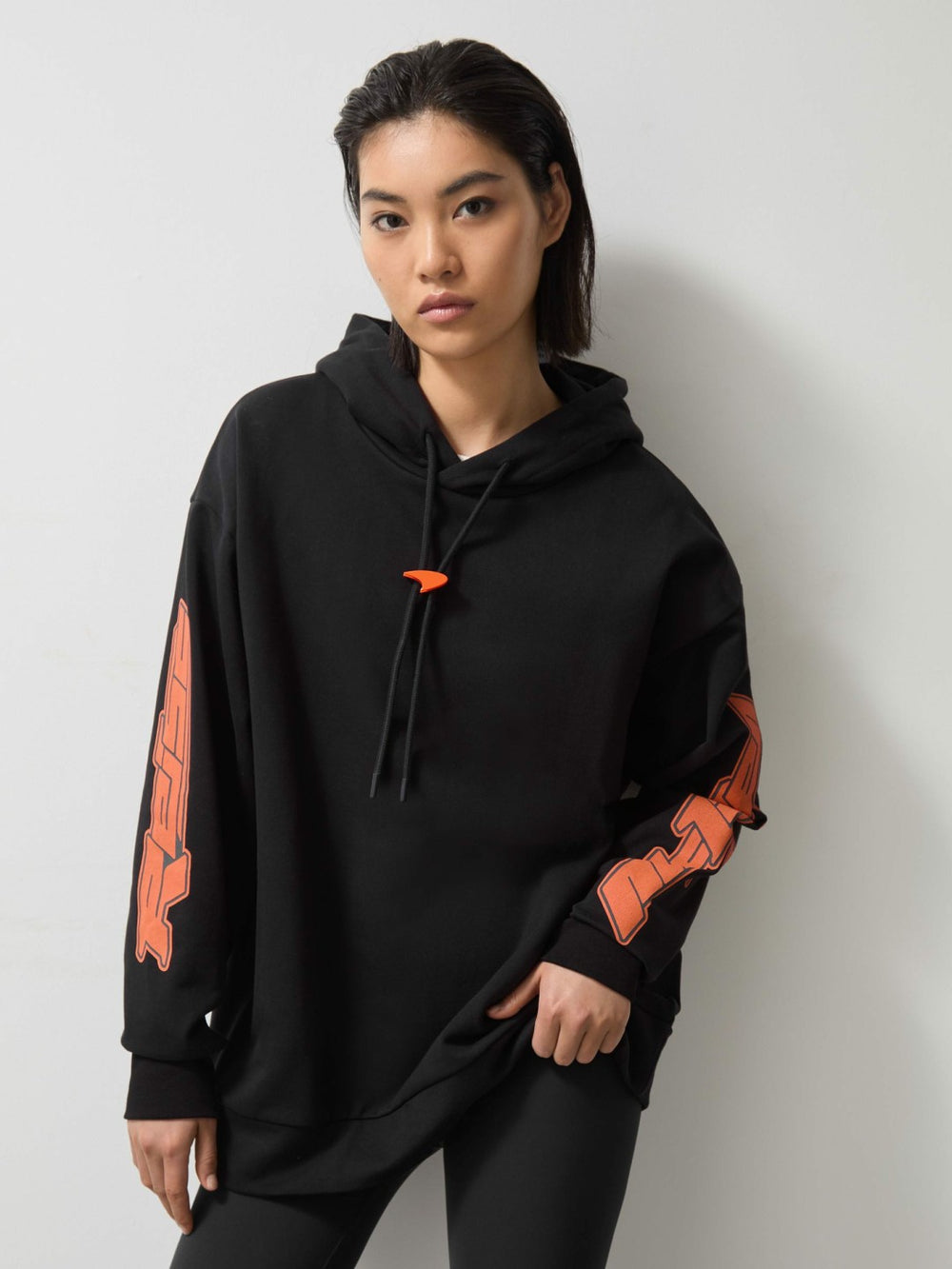 Reiss | McLaren F1 Team Oversize Toggle Hoodie Unisex Fit in Black