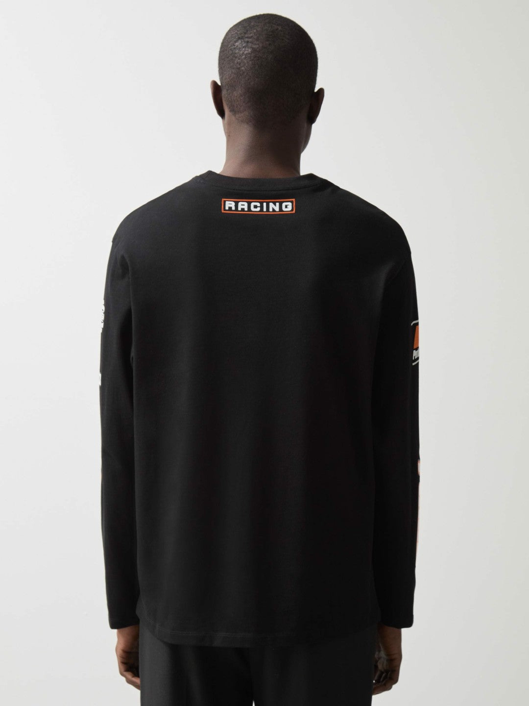 Reiss | McLaren F1 Team Cotton Logo T-Shirt Unisex Fit in Black