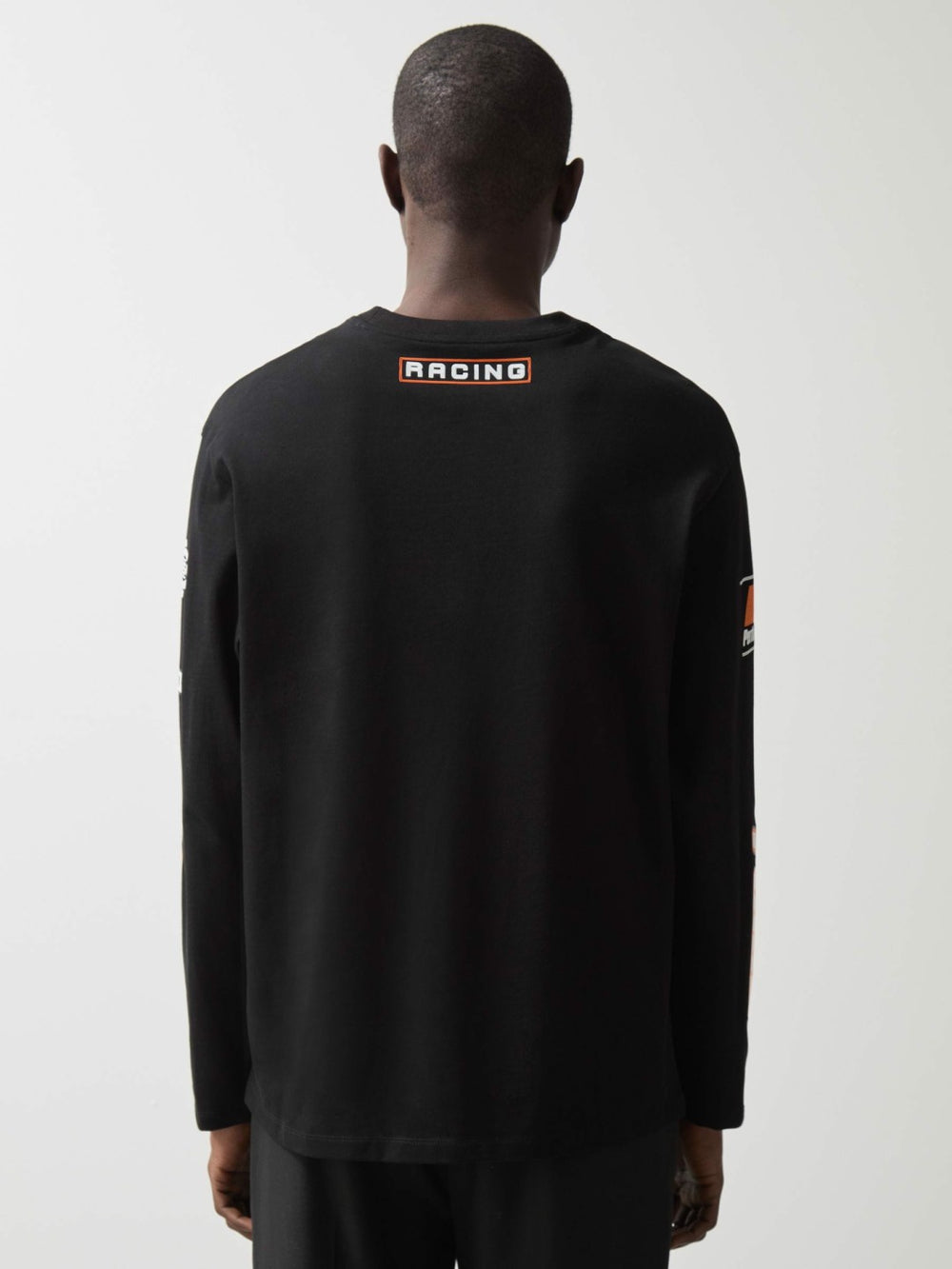 Reiss | McLaren F1 Team Cotton Logo T-Shirt Unisex Fit in Black