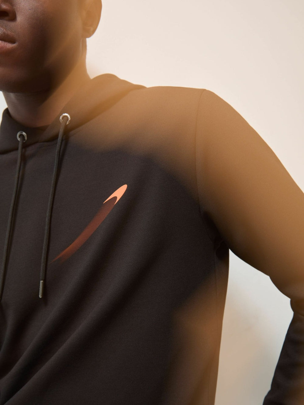 Reiss | McLaren F1 Team Interlock Hoodie in Black