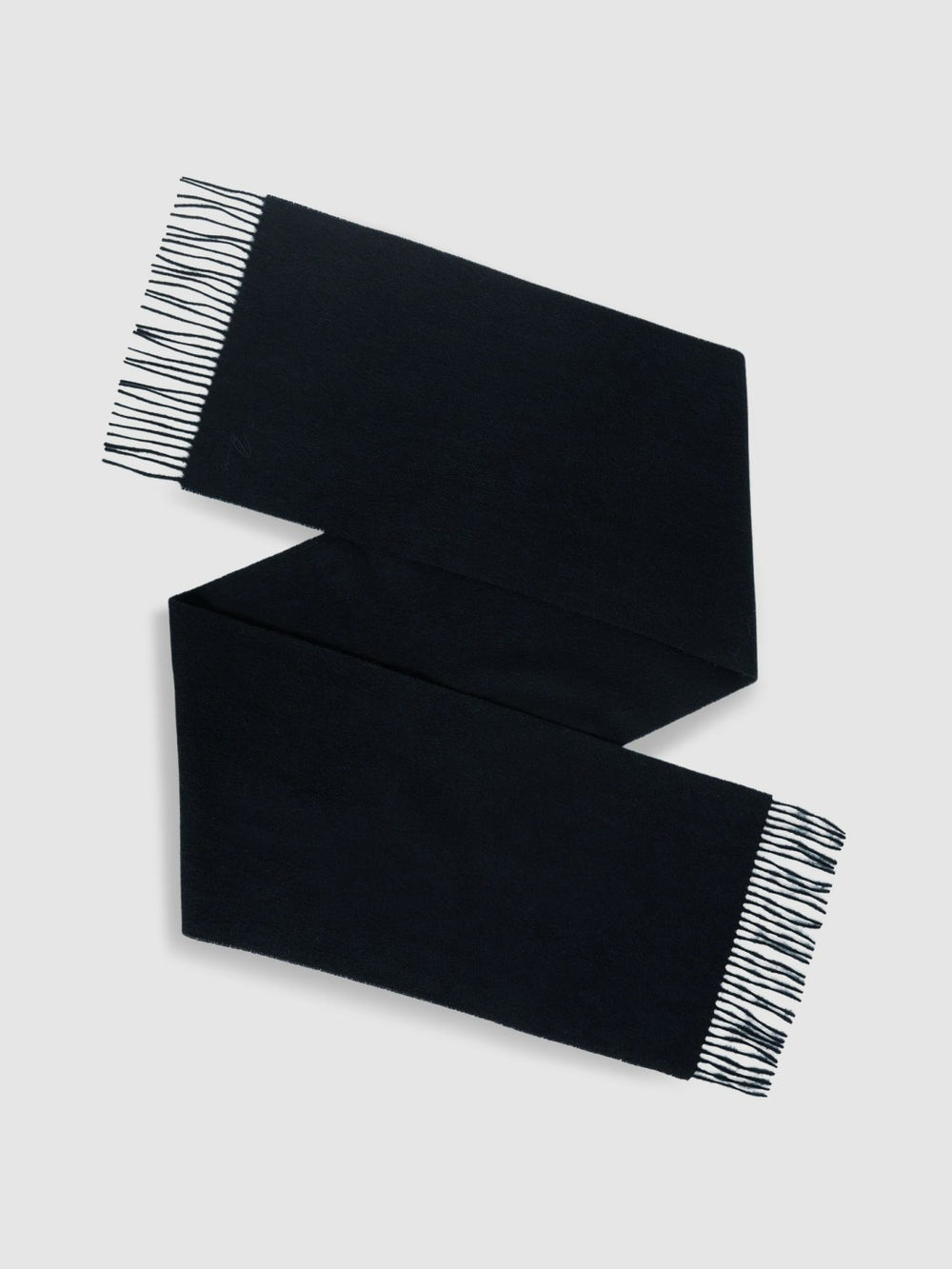 Reiss | Wool and Cashmere Scarf in Navy