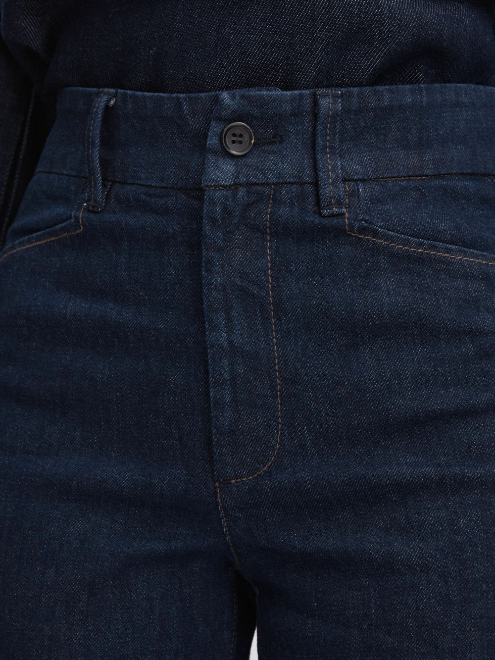 Reiss | Paige High Rise Wide Leg Jeans in Edinburgh Dark Blue