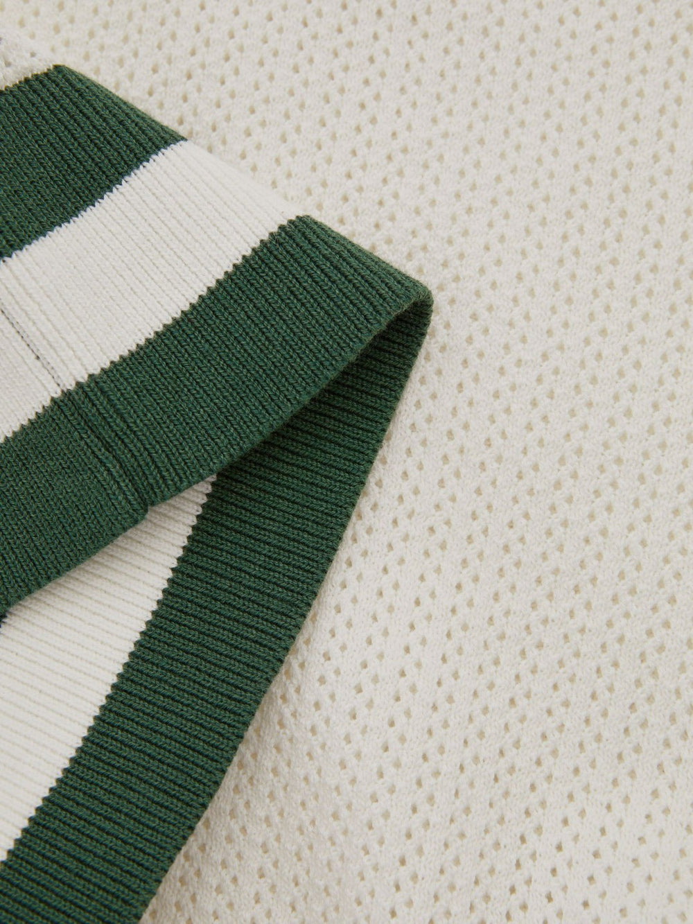 Reiss | | Ché Knitted Half-Button Polo Shirt in White