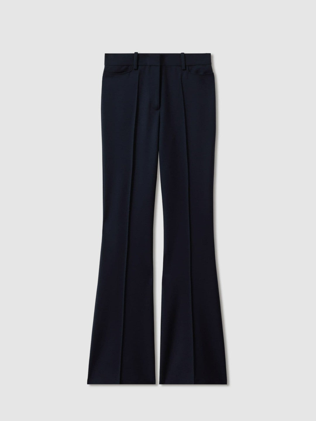 Reiss | Petite Flared Suit Trousers in Navy