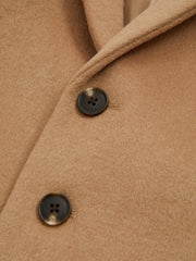 Reiss | 9-13 yrs Single Breasted Overcoat in Camel