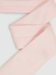 Reiss | Textured Silk Blend Tie in Light Pink