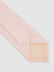 Reiss | Textured Silk Blend Tie in Light Pink