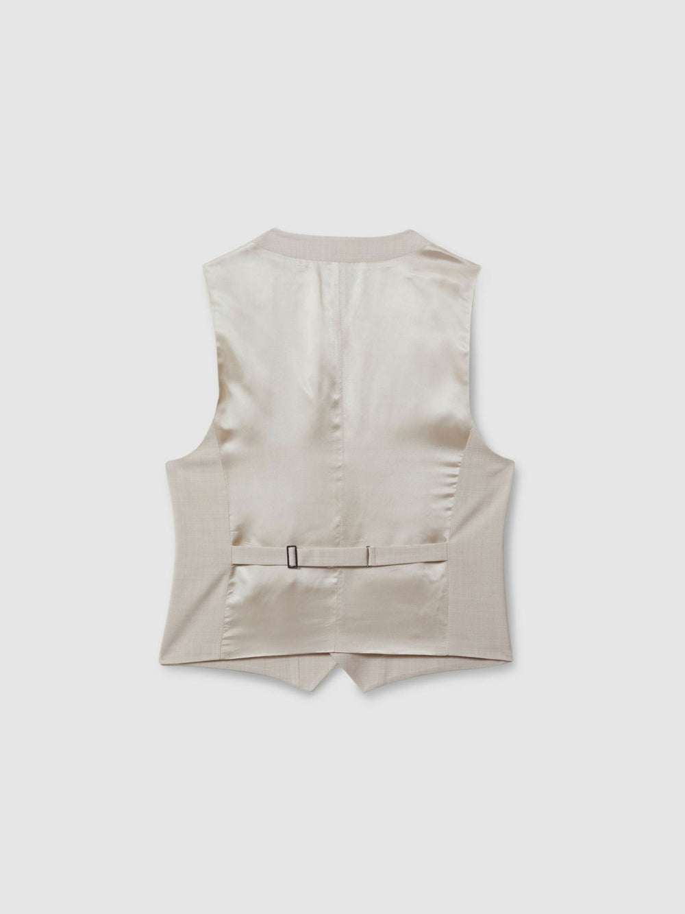 Reiss | Slim Fit Single Breasted Waistcoat in Stone