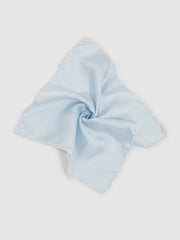 Reiss | Polka Dot Silk Pocket Square in Light Blue