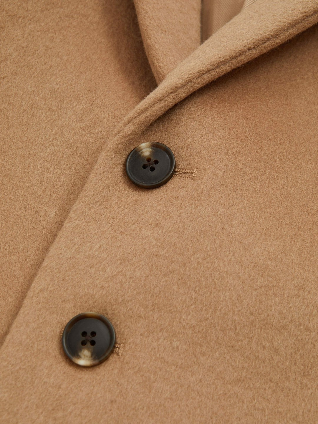 Reiss | 3-9 yrs Single Breasted Overcoat in Camel